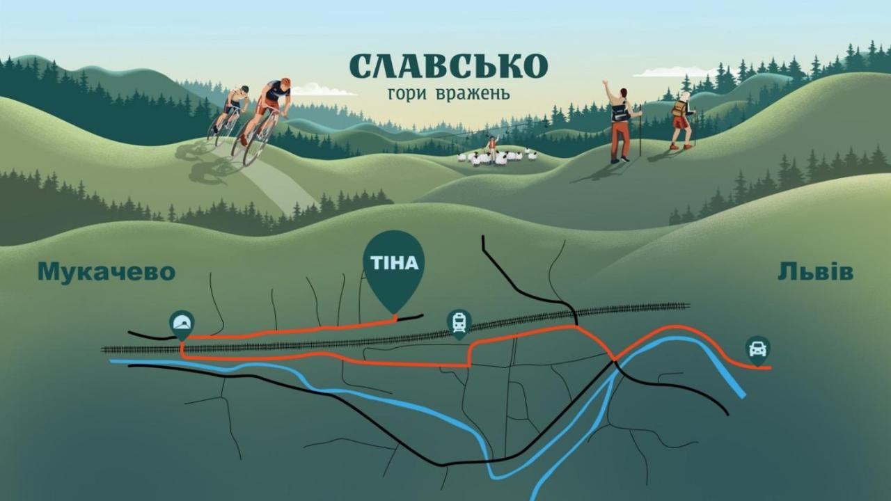 Hotel Тіна Slavske Exterior foto